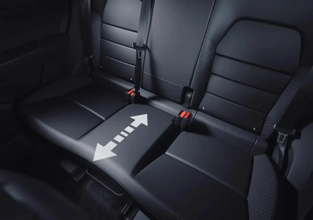 Mitsubishi ASX, klizna stražnja klupa