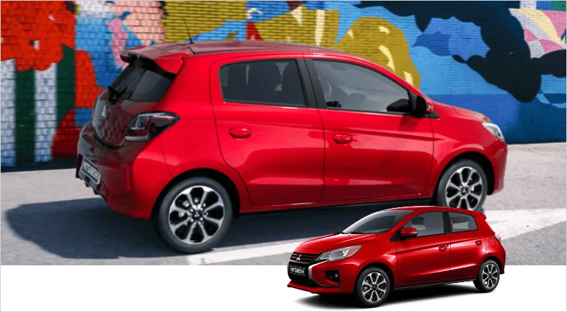 Mitsubishi Space Star, stražnji pogled